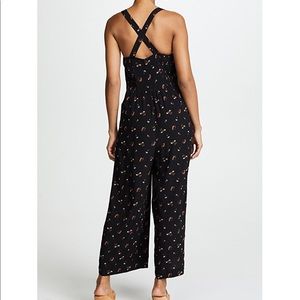 Smocked Crop Jumpsuit